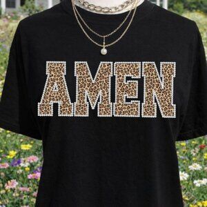 Leopard Print Shirt, Unisex Graphics Tee